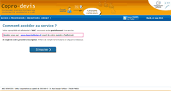 Desktop Screenshot of copro-devis.fr